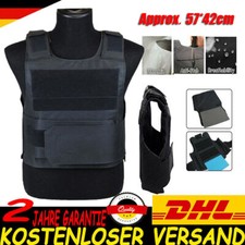 Einsatzweste Stichschutzweste Security Stichhemmende Weste mit Klettverschluss