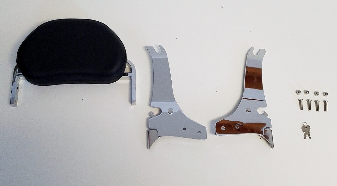 Kawasaki KQR Passenger Backrest With Mount and Luggage Rack Vulcan 1700