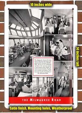 Metal Sign - 1950 Milwaukee Road Life Inside - 10x14 inches