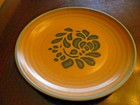 PFALTZGRAFF FOLK ART 7” DESSERT SALAD PLATE TAN BLUE USA Pottery Stoneware Nice! — photo 5