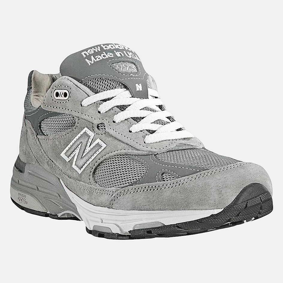 New Balance 993 Grey White – US Men's 8.5 2E Wide – Made in