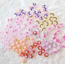 Cute Fruit Costume and Cartoon Characters 3D Nail Art Charms, Mini Cabochon