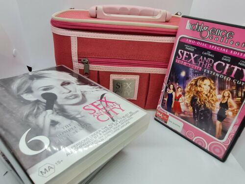 Ultimate Complete S1-S6 SEX AND THE CITY DVD Makeup Cosmetic Case  - Picture 1 of 7