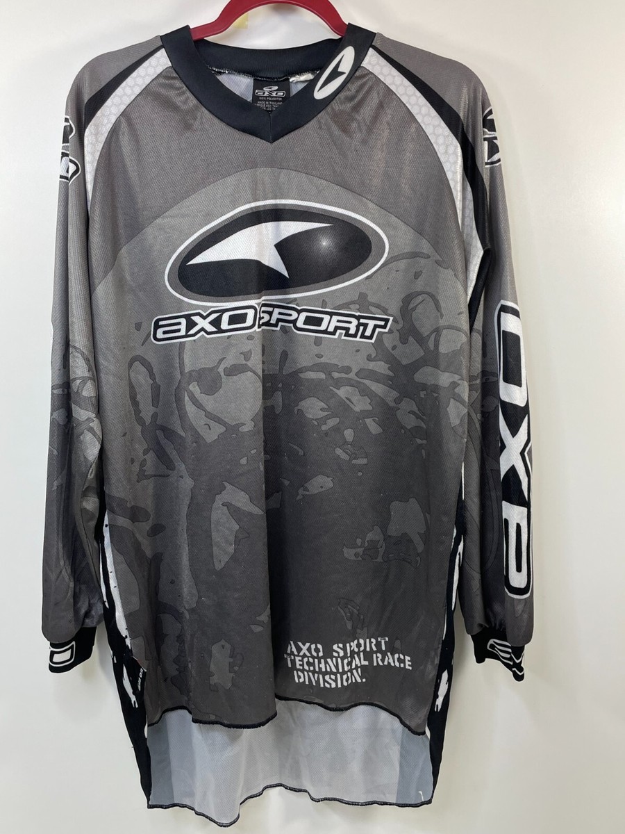 AXO Sports Motocross Jersey Shirt Mens Size L Long Sleeve MX