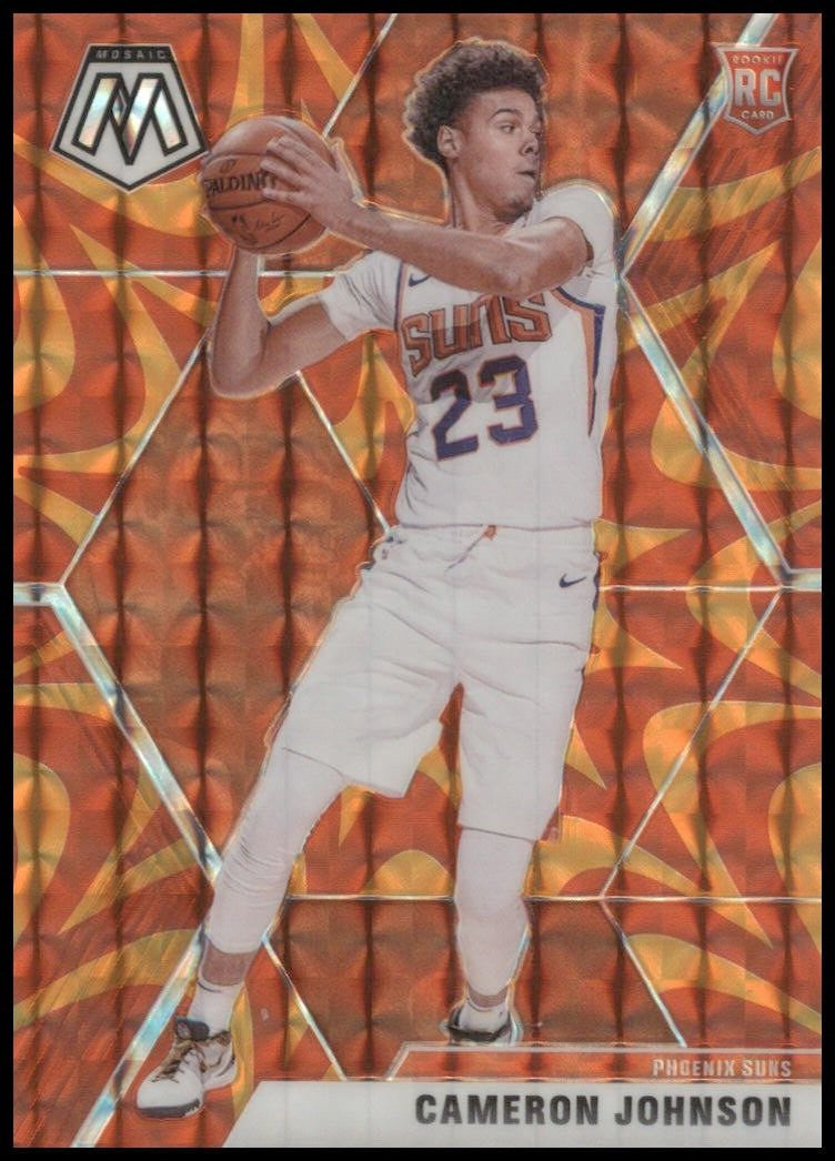 2019 Cameron Johnson 2019-20 Panini Mosaic Reactive Orange Rookie Card #203
