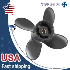 Fit Honda 8-20 HP Prop Propeller 4 Blade 9 1/4 X 10 58134-ZV4-010AH 9.25 X 10
