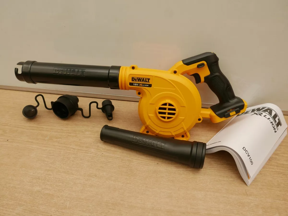 DeWALT DCV100 18v xr compact workshop jobsite leaf blower DCB184 5 ah battery
