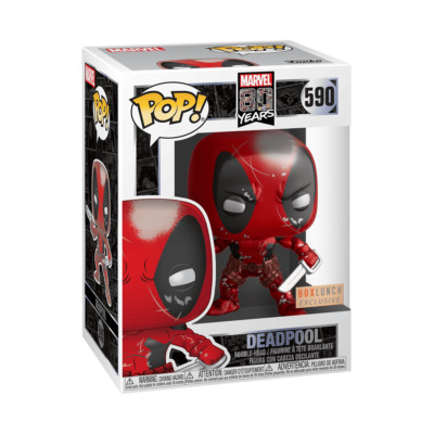 Funko Pop! Vinyl: Marvel - Deadpool (Metallic) - Box Lunch