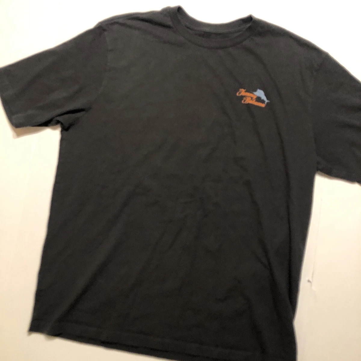 Tommy Bahama Relax Fit TShirt Whats Your Sip Code Black Size Large 100 Cotton