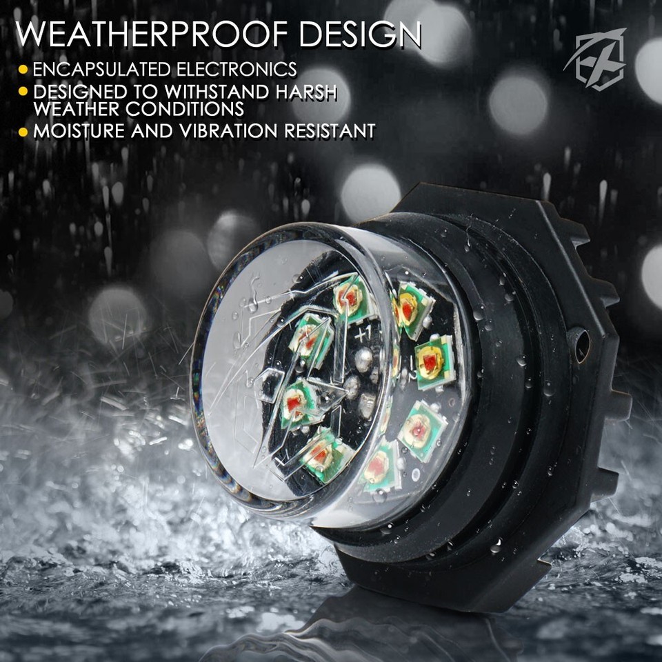 BMW 8-Series Cars Hide-A-Way Strobe Light 10 FT 2 Pin Extension Wire Cable Cord For Xprite Led Hideaway Emergency Hazard Warning Lights Kit In-Car Cables &amp; Extension Leads