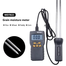 Digital Grain Moisture Meter LCD Display Humidity Tester Contains Wheat Corn