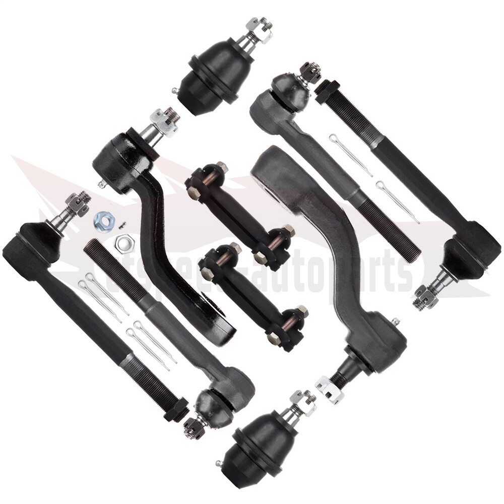 10pcs Suspension Kit for 95-99 Chevy Tahoe - Ball Joints Tie Rods Pitman Idler Arms