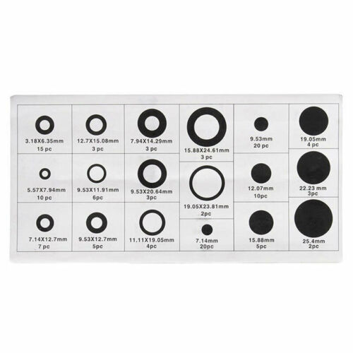 125Pcs Assorted Wiring And Blanking Grommets Kit Rubber Gromets Blind Cable Bung - Picture 8 of 10