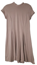 Silence + Noise UA Womens Dress Medium Peach Cutout Back Short Sleeve Cottage