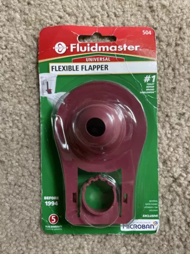 Fluidmaster® Universal FLEXIBLE TOILET FLAPPER #504 - New & Sealed FREE SHIPPING