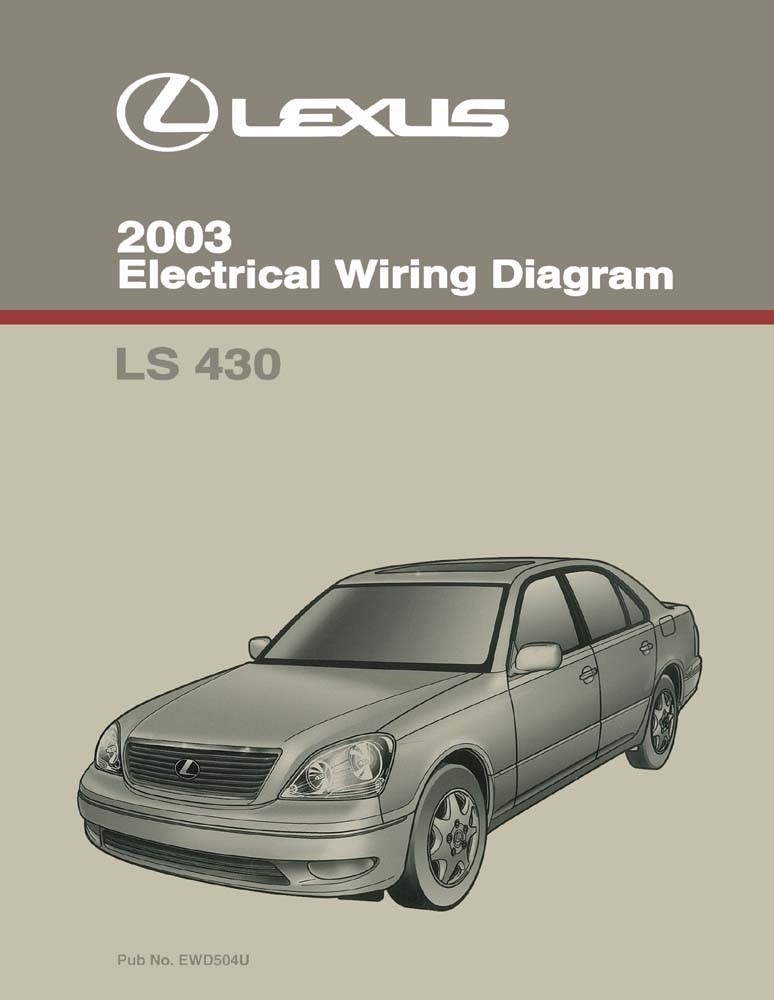 2003 Lexus LS 430 Wiring Diagrams Schematics Layout Factory OEM | eBay