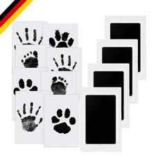 Baby Hand- und Fußabdruck-Set aus Baumwollmaterial für Neugeborene 0-6 Monate...