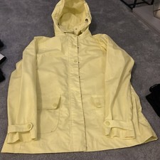 Ilse Jacobsen Hornbaek Raincoat Yellow Size Medium