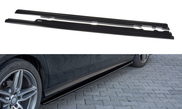CUP Seitenschweller AnsäTze Schwarz FüR Mercedes E-Klasse W213 E43 AMG Schweller-image