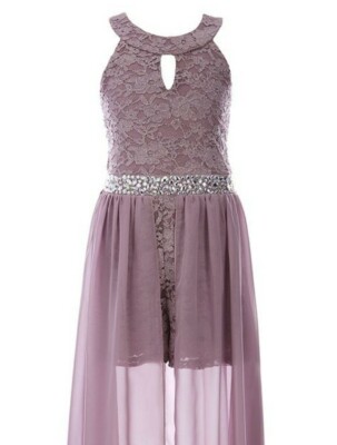 big girls formal dress Mifsaly Big Girls Graduation Dress Satin Spaghetti Strap formal Dresses Square Neck Ruched High Low Hem Cross Adjustable Back Wedding Flower Girl
