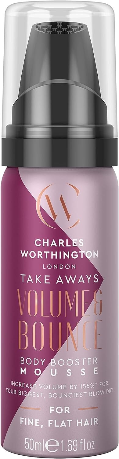 Charles Worthington Volume and Bounce Body Booster Mousse Takeaway 50ml