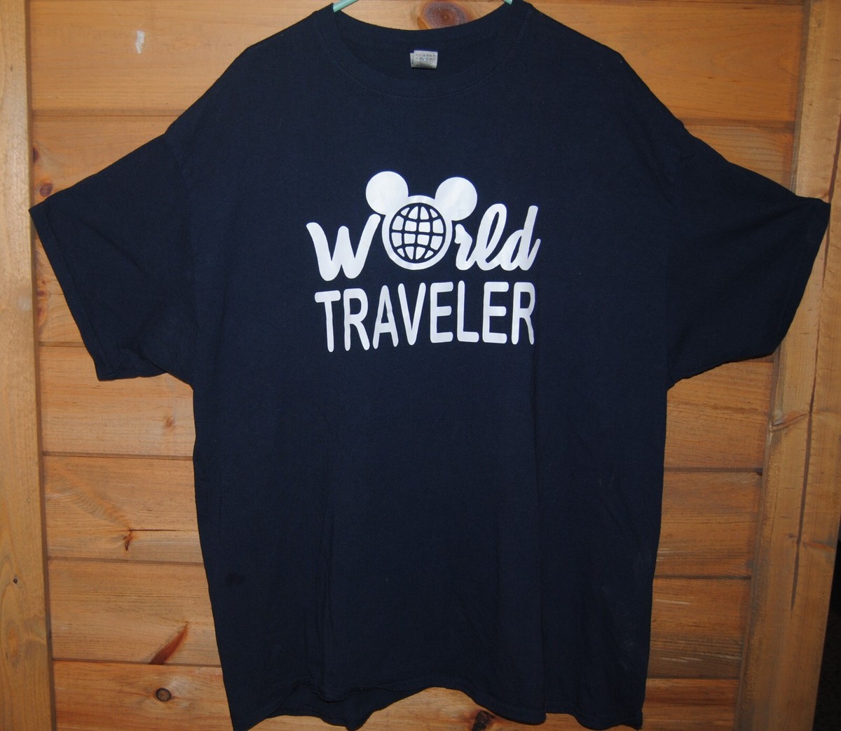 Disney Gildan Brand World Traveler T Shirt 2XL