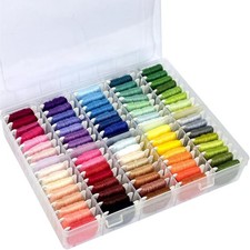 Friendship Bracelet String Kit String Bracelet Making Kit with 80 Skeins Embr...