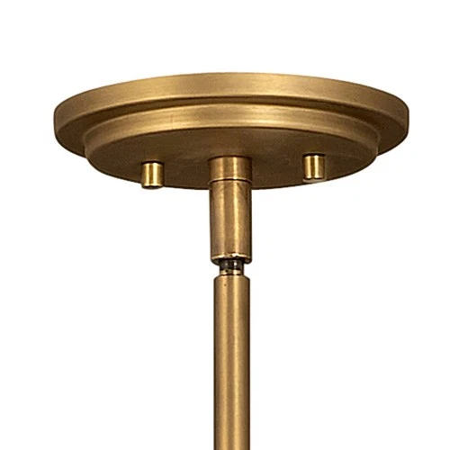 Hinkley Somerset 15 1/2" Wide Heritage Brass Globe Pendant Light - Picture 4 of 10