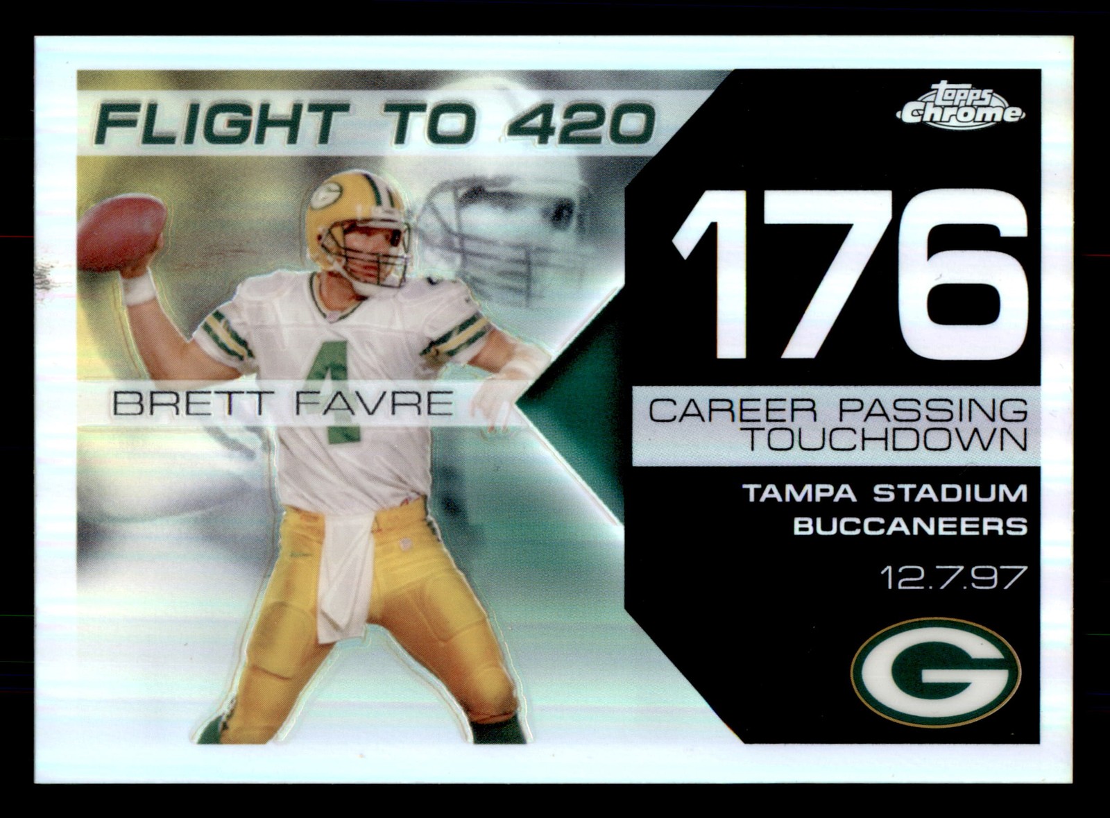 2007 Topps Chrome #BFC-BF176 Brett Favre Collection Refractor #/199