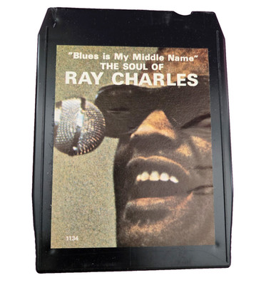 Ray Charles 8 Track Tape Blues Is My Middle Name The Soul of Ray Charles Vintage
