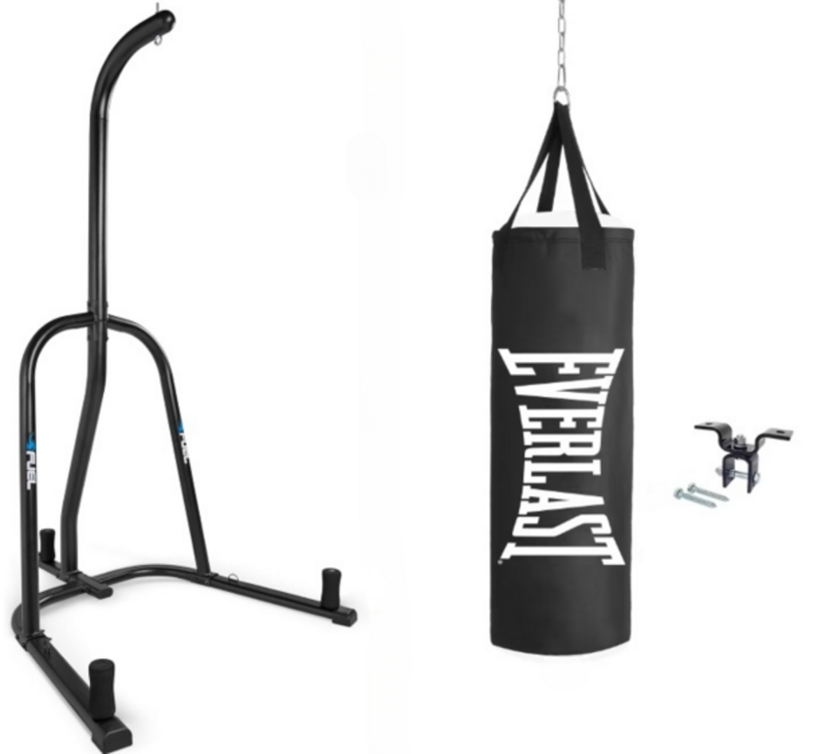 Fuel Single Station Heavy Bag Stand with 70 Pound Everlast Heavy