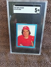 1982 Topps Sticker #78 Pete Rose