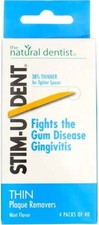 Stim-U-Dent Plaque Removers, Thin, Mint Flavor -160 Ct.