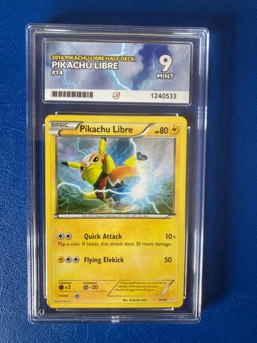 Pokemon TCG Pikachu Libre 14/30 2016 XY Trainer Kit Half Deck Ace 9 Mint