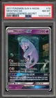Pokemon Mewtwo GX Shining Legends Secret Rare #78 PSA 8