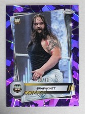 2025 Topps Chrome WWE Sapphire Edition Purple 3/10 Bray Wyatt #126 1co7