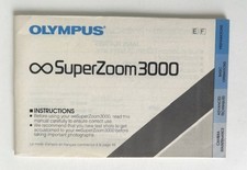 Olympus Infinity SuperZoom 3000 Instruction Manual E/F