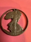 1943 US Cut Out Walking Liberty Half Dollar 90% Silver