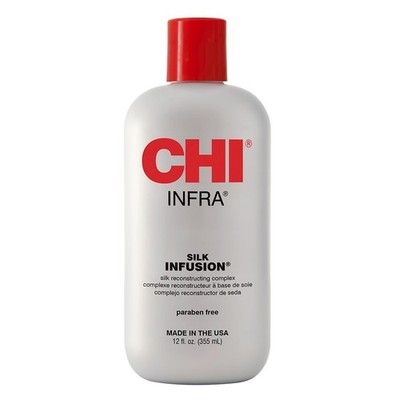 CHI Infra Silk Infusion, Silk Reconstructing Leave-In Hair Treatment, 12 Oz