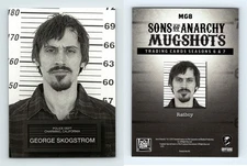 George Skogstrom #MG8 Sons Of Anarchy Season 6 & 7 Cryptozoic 2015 Mugshots Card