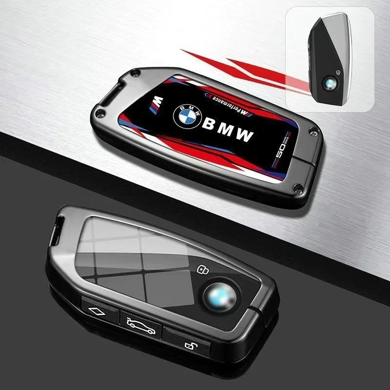 Nuevo para BMW 1 6 7 IX X6 X7 740 Carcasa Protectora de Llave Mando a Distancia Llavero Estuche Cubierta Foto 4 de 4