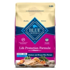 Blue Buffalo Life Protection Formula Natural Senior Small Breed Dry Dog Food 