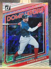 XANDER BOGAERTS 2022 Panini Donruss #D-5 DOMINATORS RAPTURE PARALLEL Red Sox