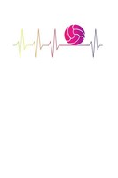 Volleyball Notebook A5: 120 Seiten Softcover Dodgrid