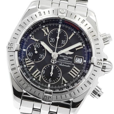 BREITLING Chronomat Evolution A13356 Black Dial Automatic Men's Watch_965385