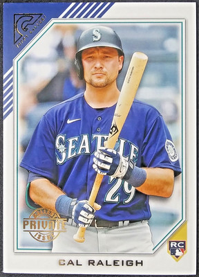 2022 Topps Gallery Rookies /250 Private Issue #173 Cal Raleigh RC SP BIG DUMPER