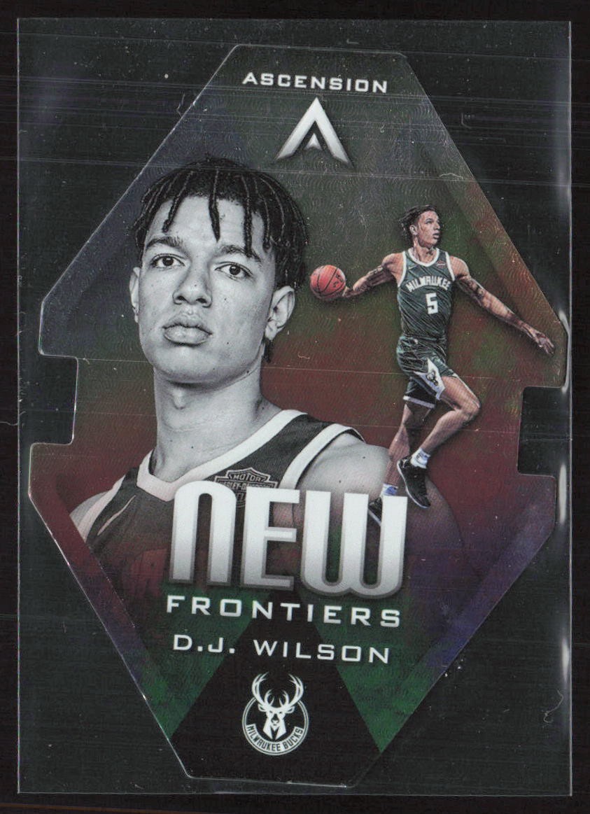 2017-18 Panini Ascension #NF3 D.J. Wilson New Frontiers Die Cuts Bucks (B3)