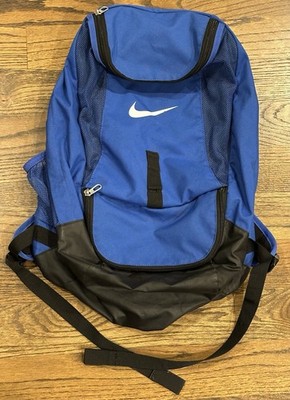 Nike Academy Team Football Soccer Backpack Blue White swoosh BA5190-493