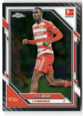 2025-26 Topps Chrome Bundesliga Ilyas Ansah #8 Berlin