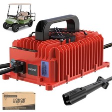 V 15A Golf Cart Battery Charger Yamaha G29 Drive/Drive 2 3-Pin Leaf Plug